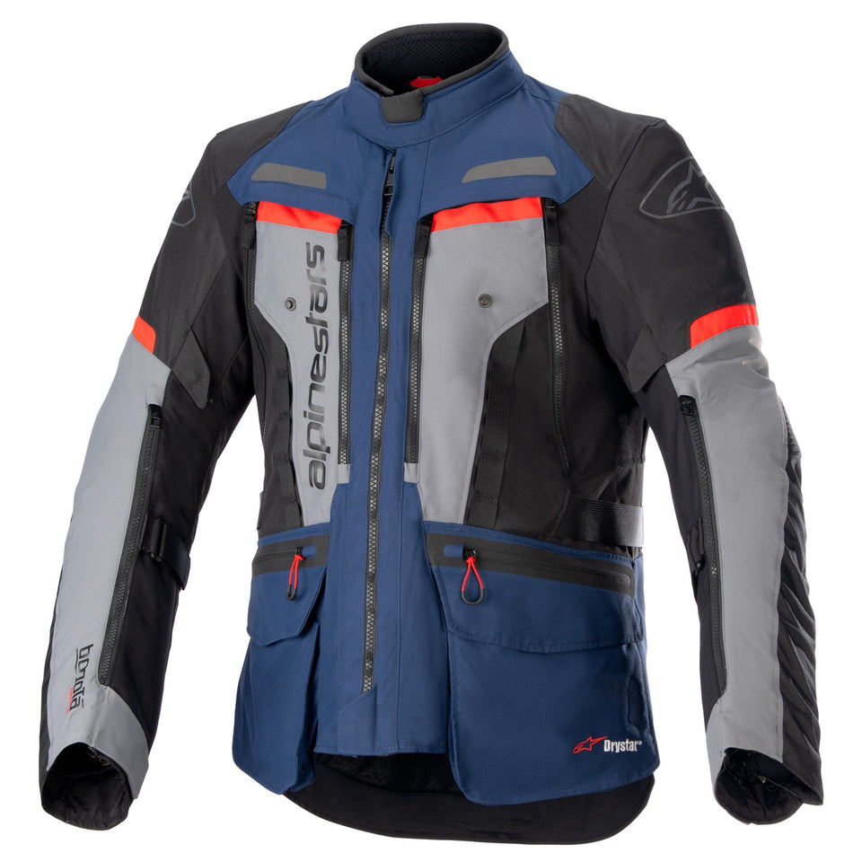Bunda Alpinestars Bogota PRO Drystar tmavě modrá/černá/červená