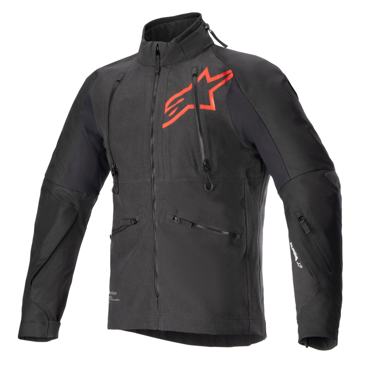 Bunda Alpinestars Hyde XT Drystar XF černá/červená fluo