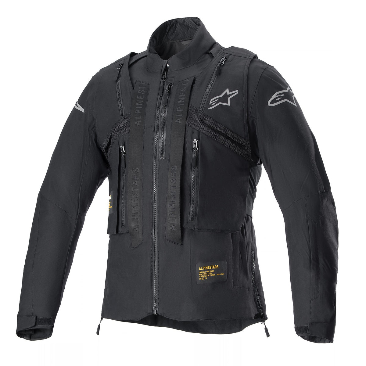 Bunda Alpinestars Techdura černá/reflexní