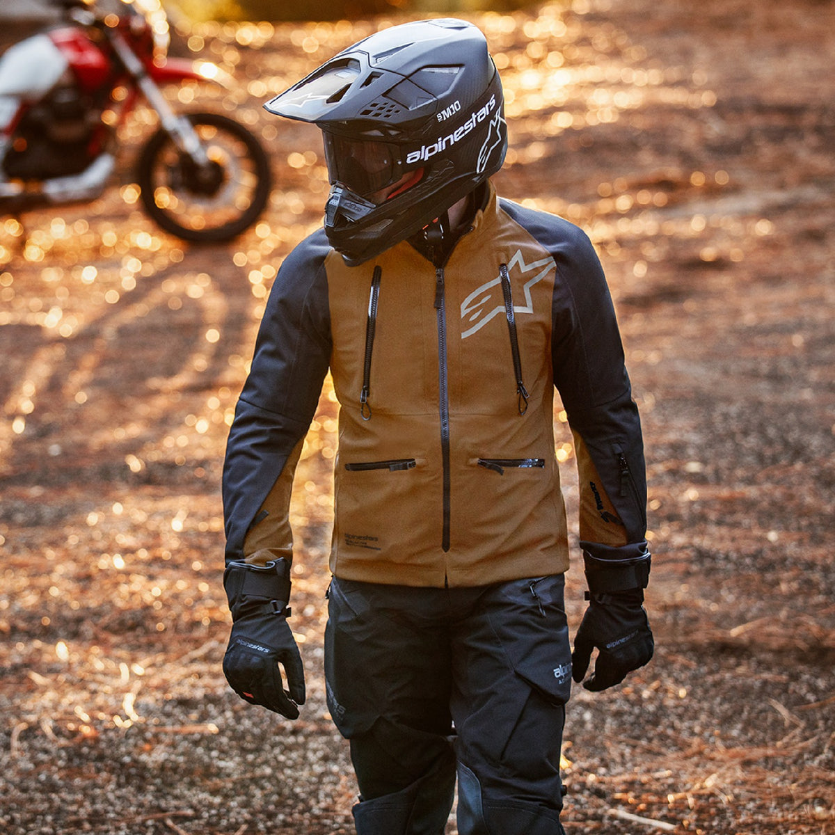 Bunda Alpinestars ST-7 GORE-TEX hnědá/černá