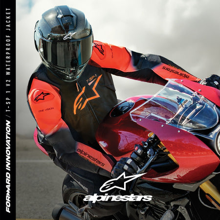 Bunda Alpinestars T-SP 1 2 Waterproof černá/červená fluo