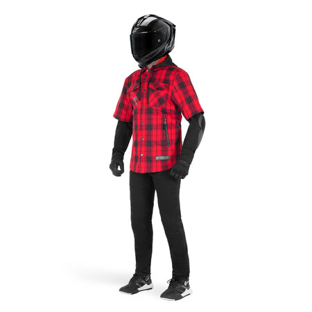 Košile Alpinestars Mo.st.eq Tartan červená/černá