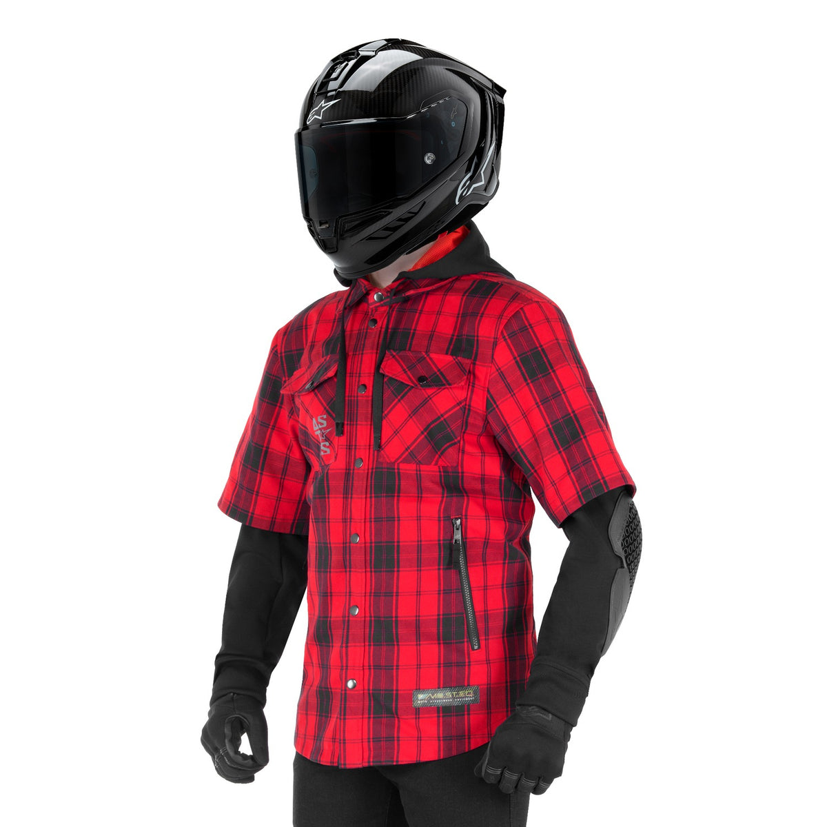 Košile Alpinestars Mo.st.eq Tartan červená/černá
