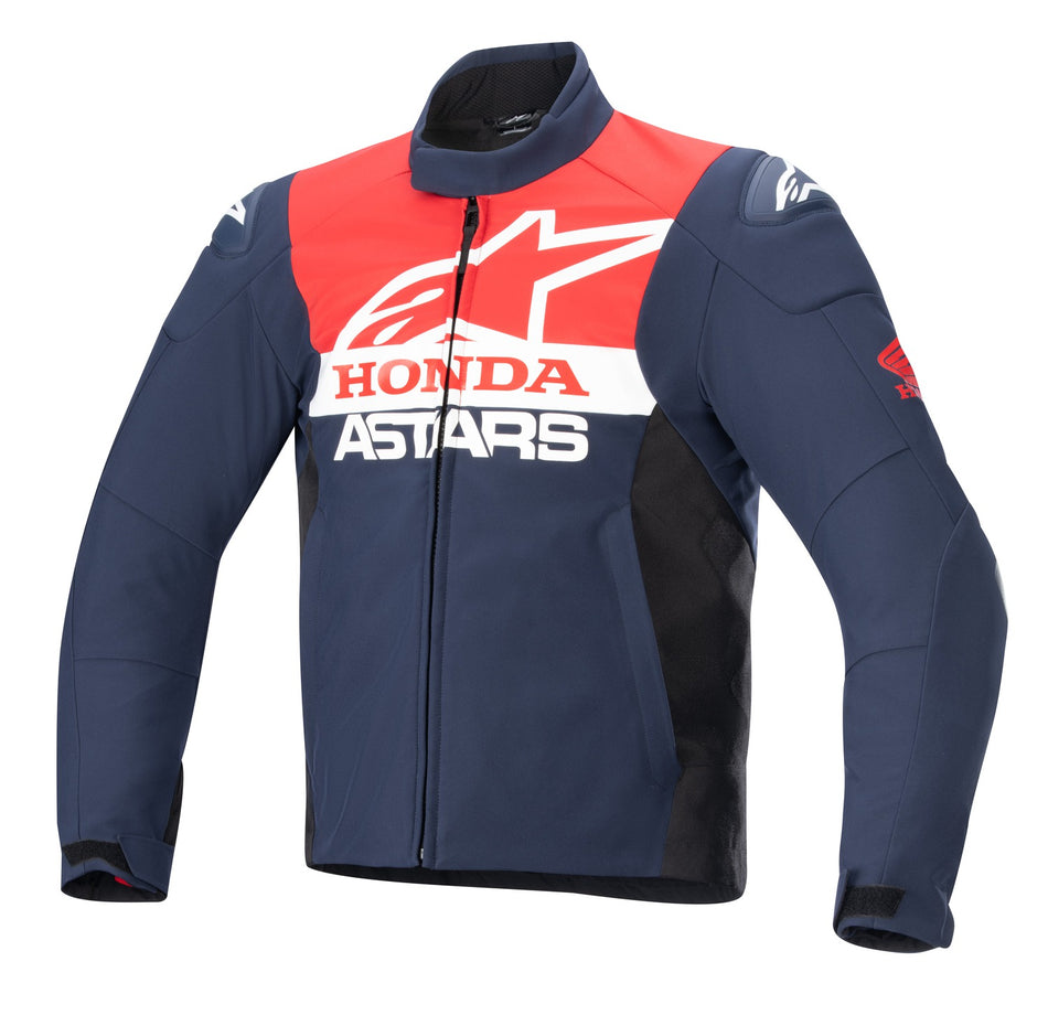 Bunda Alpinestars SMX Waterproof Honda modrá/černá/červená/bílá