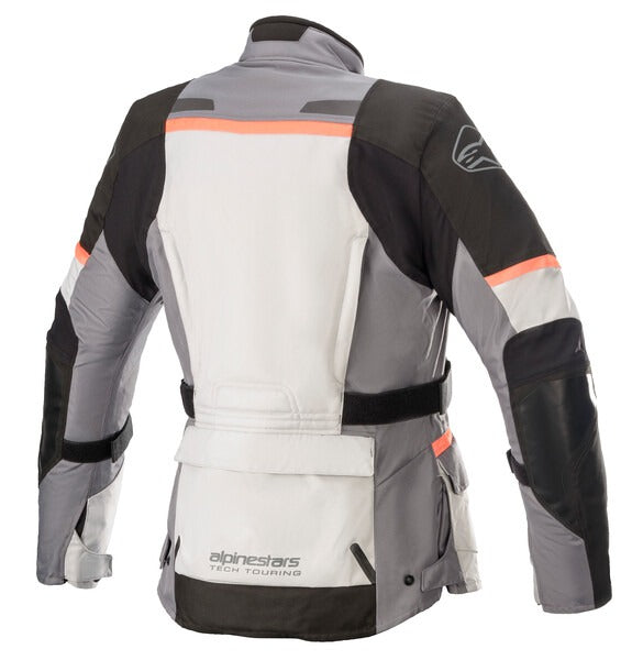 Dámská bunda Alpinestars Stella Andes Drystar TECH-AIR 5 kompatibilní světle šedá/tmavě šedá/černá/růžová fluo