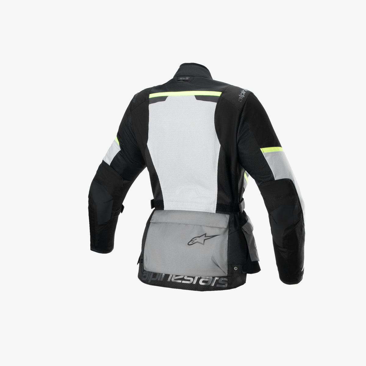 Dámská bunda Alpinestars Stella Andes AIR Drystar světle šedá/tmavě šedá/černá/žlutá fluo