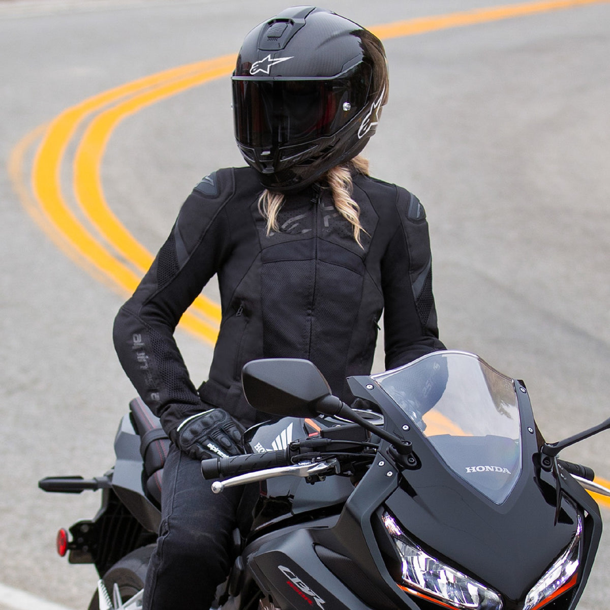 Dámská bunda Alpinestars Stella T-GP Plus R 4 Airflow černá/černá
