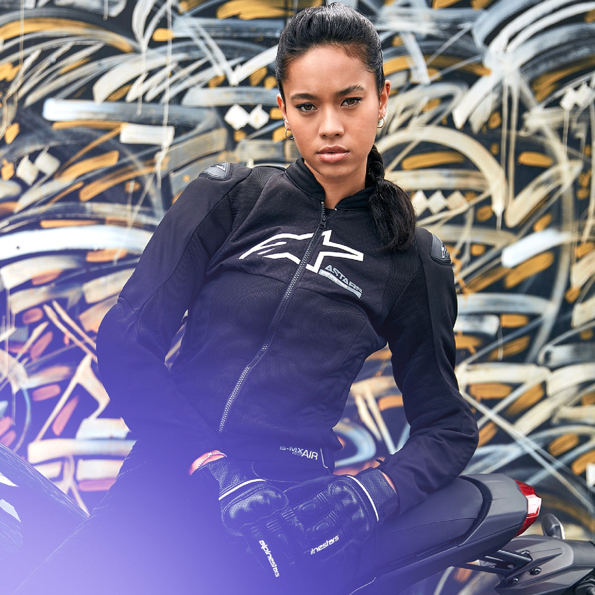 Dámská bunda Alpinestars Stella SMX AIR černá