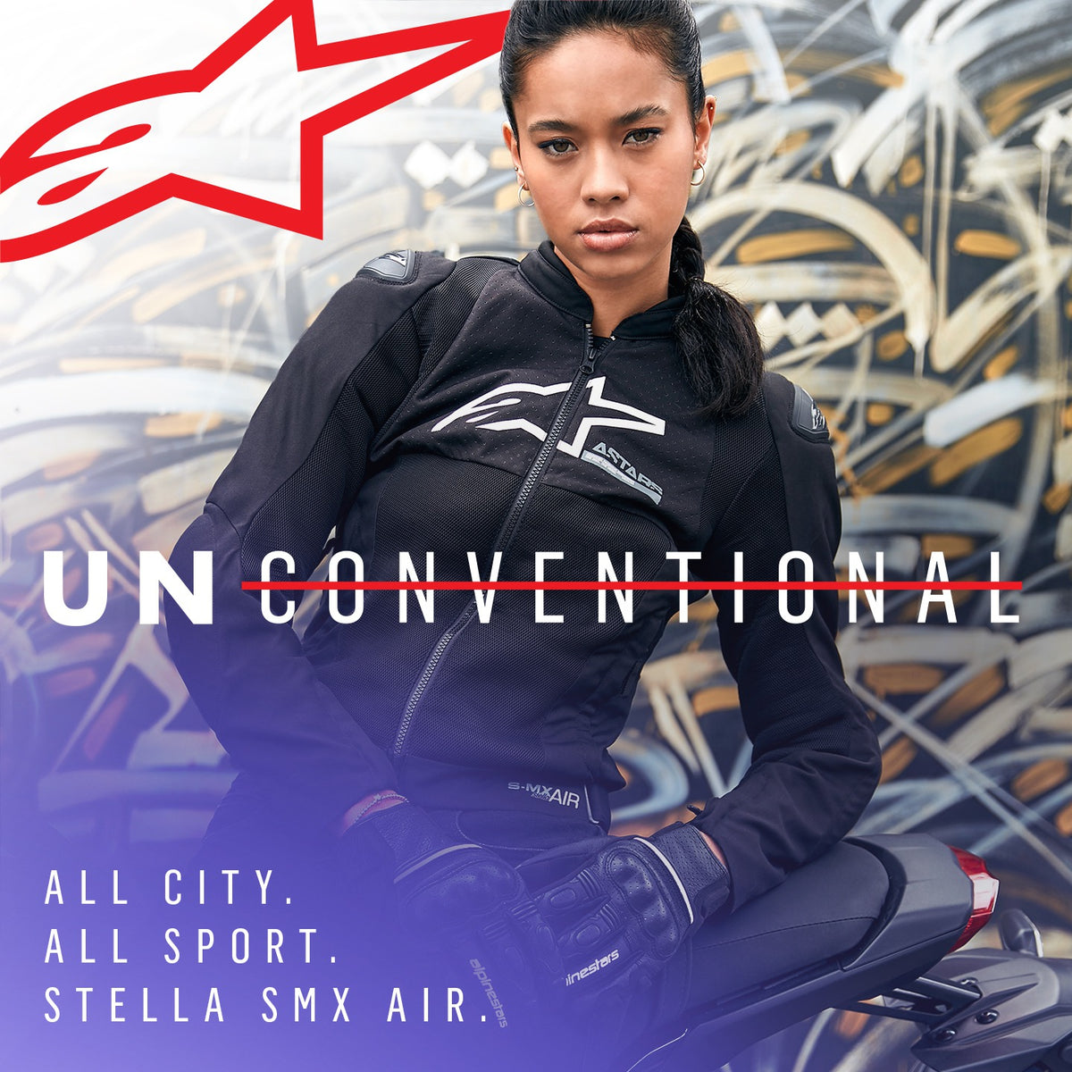 Dámská bunda Alpinestars Stella SMX AIR černá