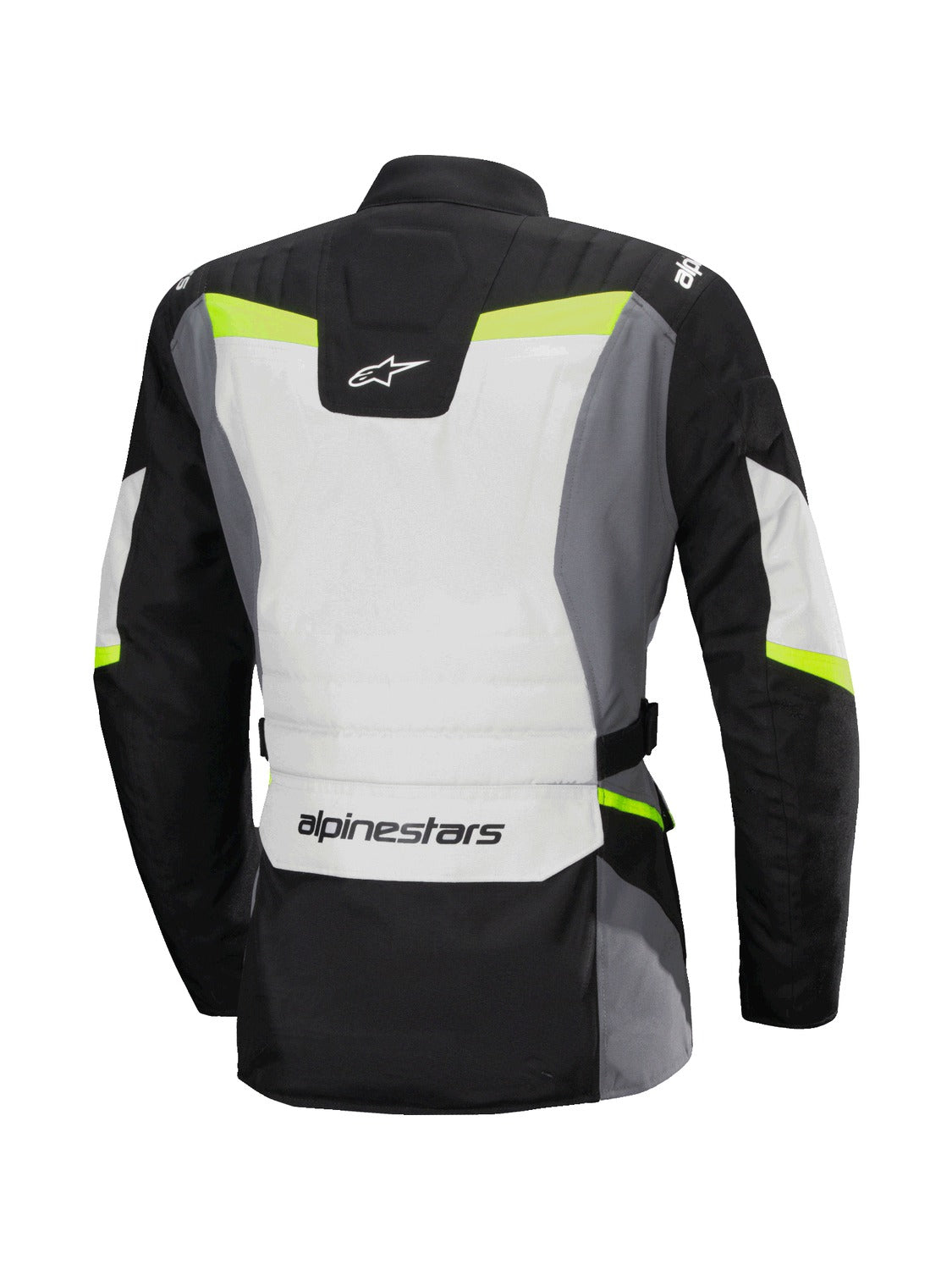 Bunda Alpinestars Stella ST-1 Waterproof světle šedá/černá/žlutá fluo