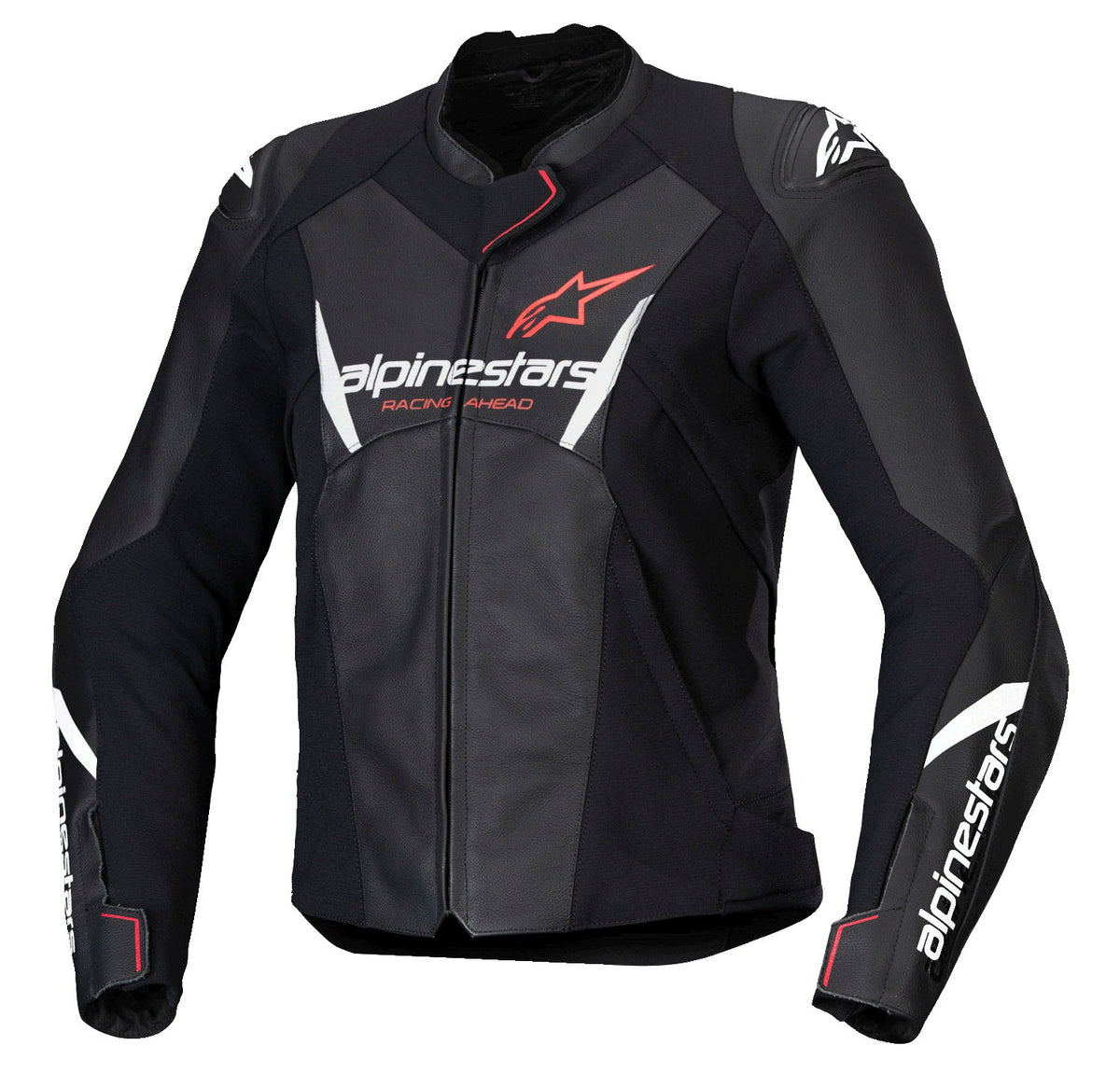 Bunda Alpinestars Stella Faster 3 černá/bílá/červená fluo