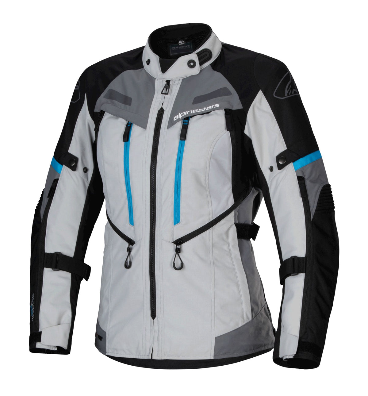 Dámská bunda Alpinestars Stella Bogota PRO Drystar šedá/černá/modrá