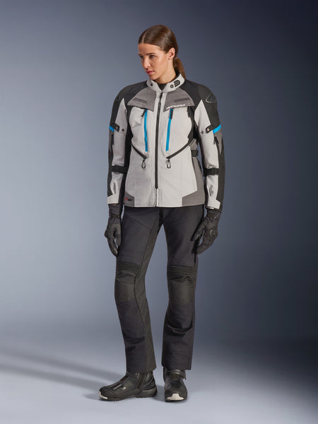 Dámská bunda Alpinestars Stella Bogota PRO Drystar šedá/černá/modrá