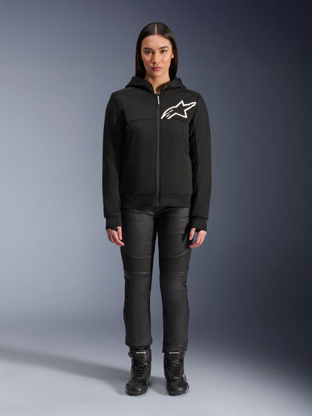 Dámská bunda Alpinestars Stella Chrome V2 Sport černá/bílá
