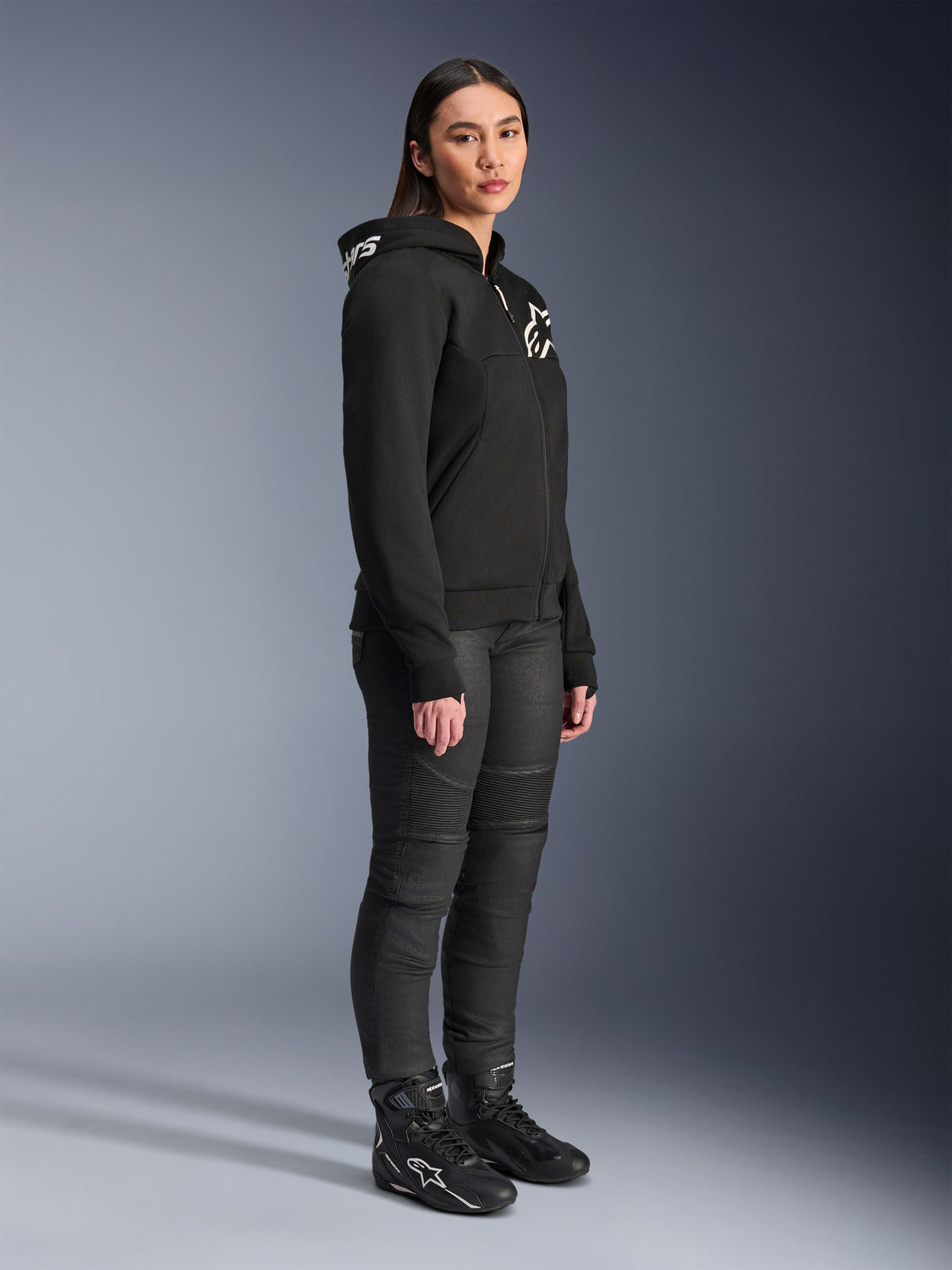 Dámská bunda Alpinestars Stella Chrome V2 Sport černá/bílá