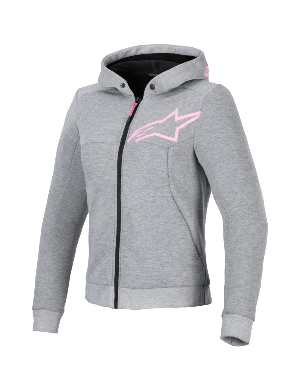 Dámská bunda Alpinestars Stella Chrome V2 Sport šedá/růžová