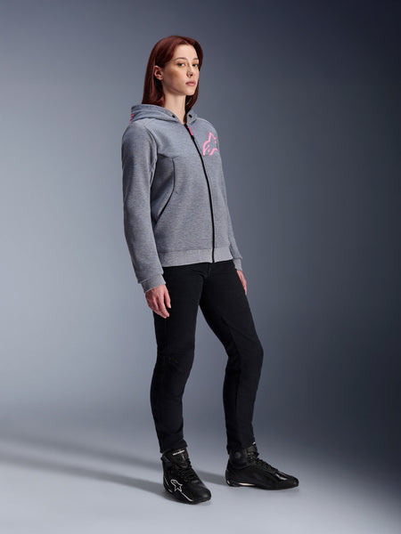 Dámská bunda Alpinestars Stella Chrome V2 Sport šedá/růžová