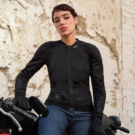 Dámská bunda Alpinestars Stella TROOP-AIR černá/černá