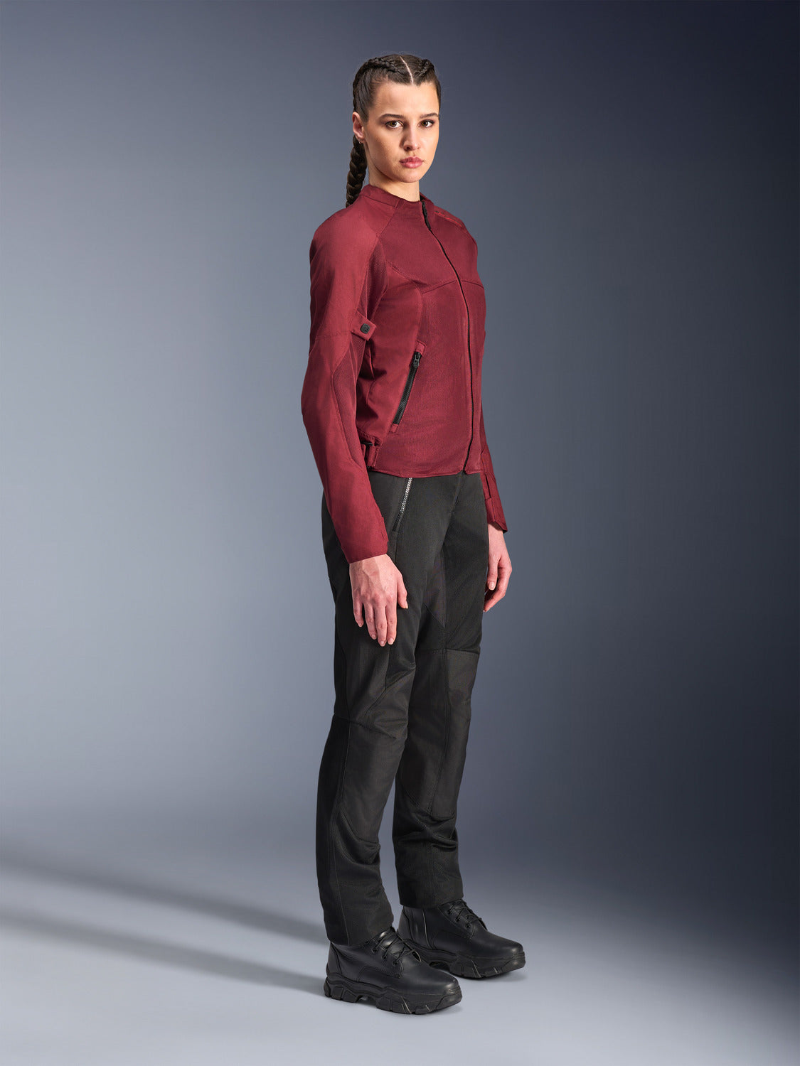 Dámská bunda Alpinestars Stella C-1 AIR purpurová