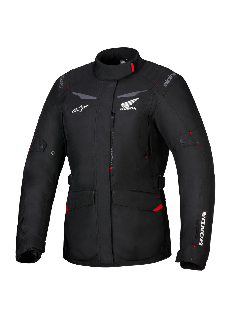 Dámská bunda Alpinestars Stella ST-1 Waterproof Honda černá/červená