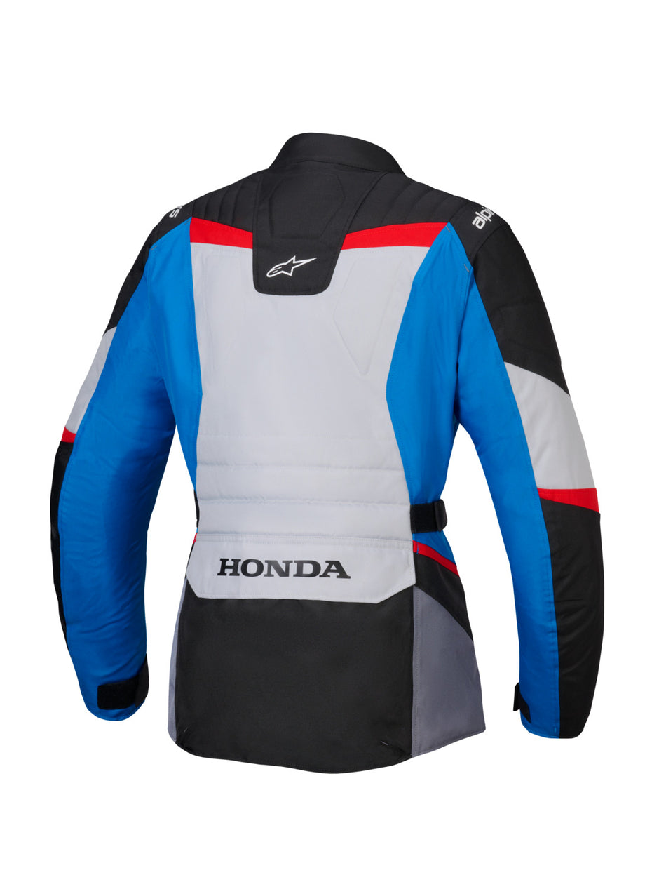 Dámská bunda Alpinestars Stella ST-1 Waterproof Honda šedá/modrá/černá/červená