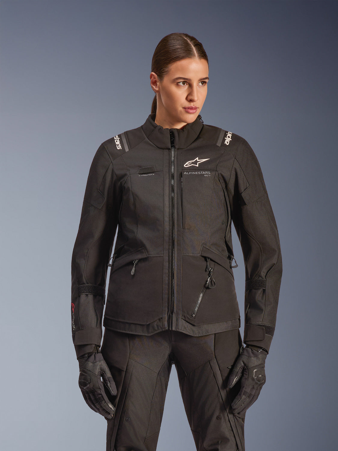 Dámská bunda Alpinestars Stella Andes V4 Drystar černá