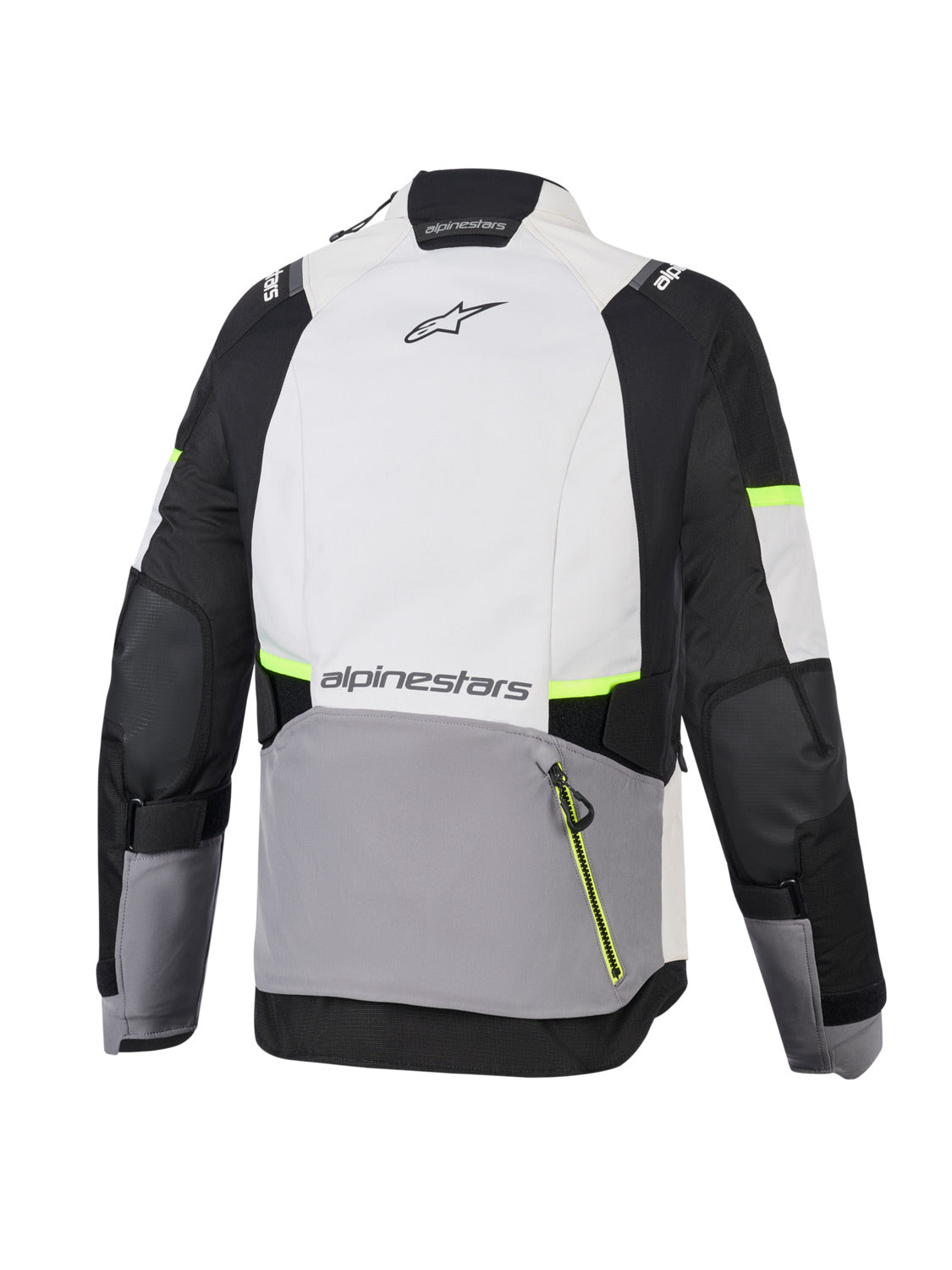 Dámská bunda Alpinestars Stella Andes V4 Drystar tmavě šedá/světle šedá/černá/žlutá fluo