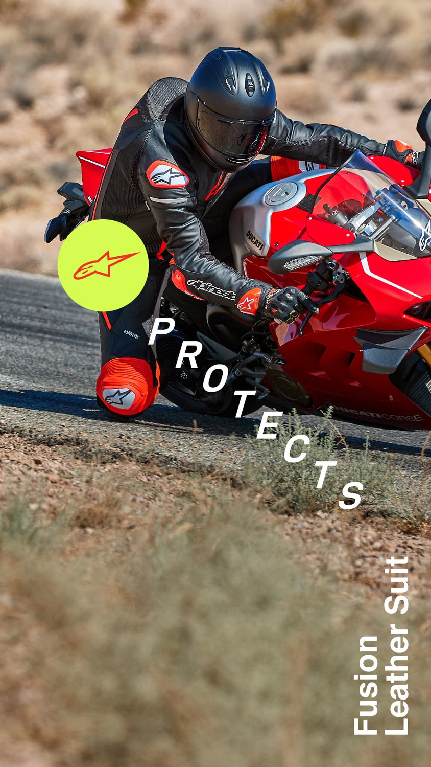 Jednodílná kombinéza Alpinestars Fusion TECH-AIR kompatibilní černá/červená fluo