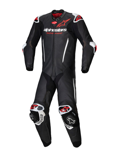 Jednodílná kombinéza Alpinestars GP-R7 TECH-AIR ready/kompatibilní černá/bílá/červená fluo