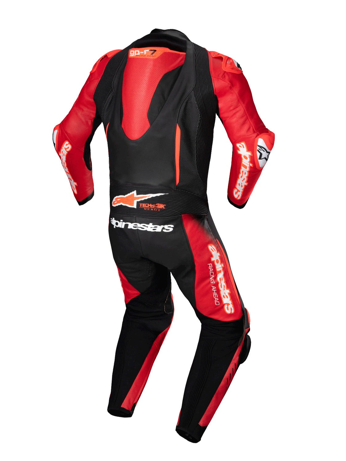 Jednodílná kombinéza Alpinestars GP-R7 TECH-AIR ready/kompatibilní černá/červená