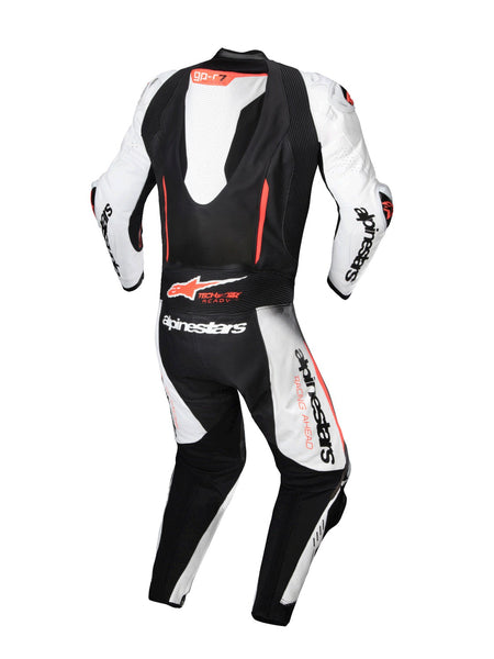 Jednodílná kombinéza Alpinestars GP-R7 TECH-AIR ready/kompatibilní bílá/černá/červená fluo
