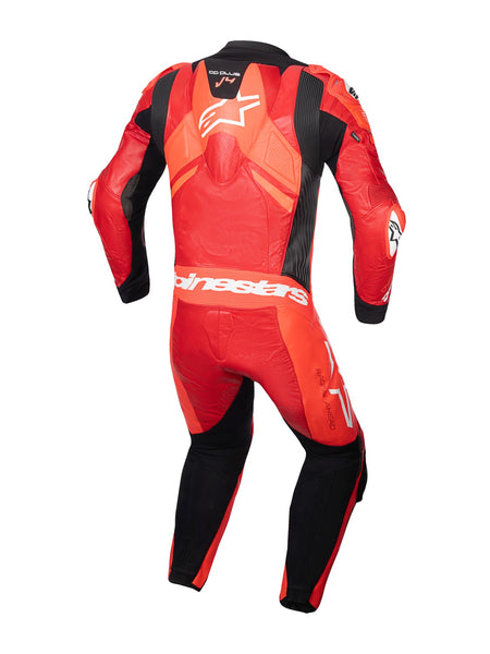 Jednodílná kombinéza Alpinestars GP Plus V4 Sprint TECH-AIR kompatibilní červená fluo/červená/bílá/černá