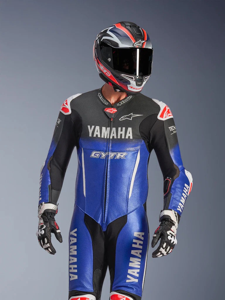Jednodílná kombinéza Alpinestars GP-R7 Yamaha Gytr TECH-AIR ready/kompatibilní modrá/černá/bílá/červená