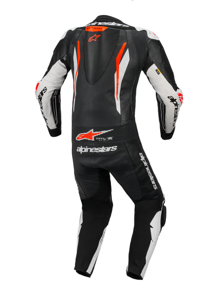 Jednodílná kombinéza Alpinestars GP Tech V5 černá/bílá/červená fluo