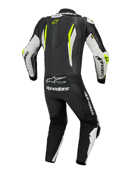 Jednodílná kombinéza Alpinestars GP Tech V5 černá/bílá/žlutá fluo