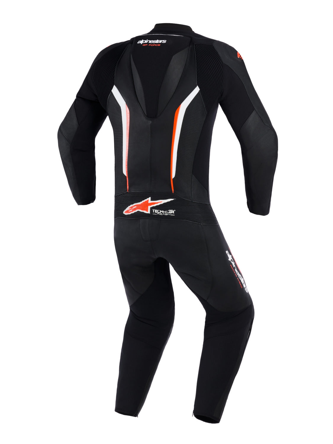 Jednodílná kombinéza Alpinestars GP Force V2 černá/bílá/červená fluo