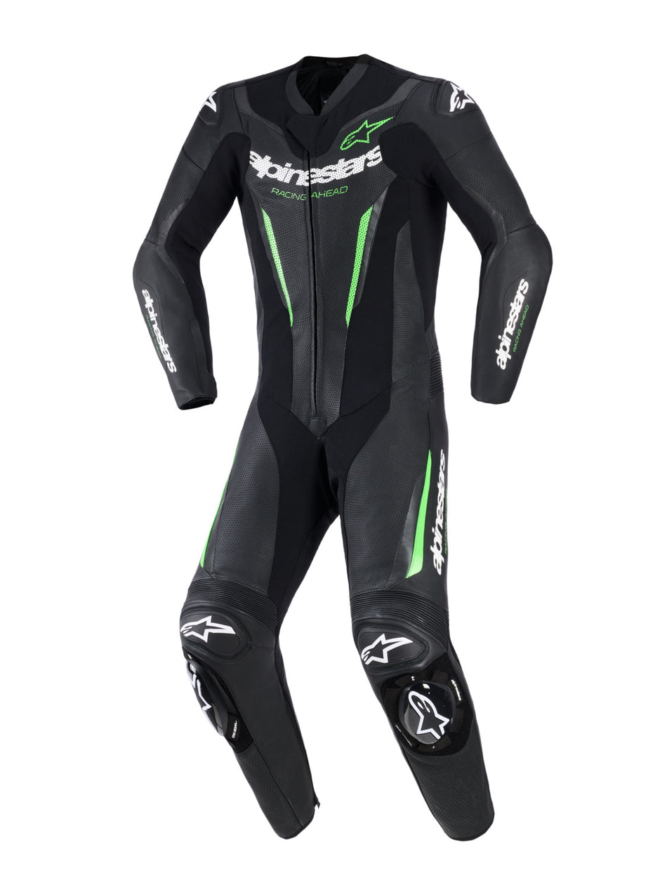 Jednodílná kombinéza Alpinestars GP Force V2 černá/zelená