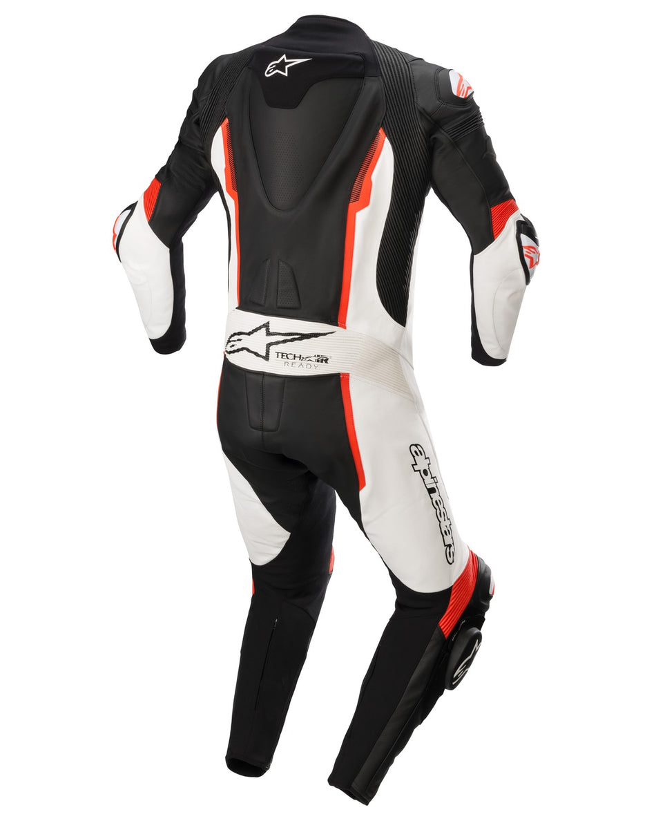 Jednodílná kombinéza Alpinestars Missile 2 TECH-AIR kompatibilní černá/bílá/červená fluo