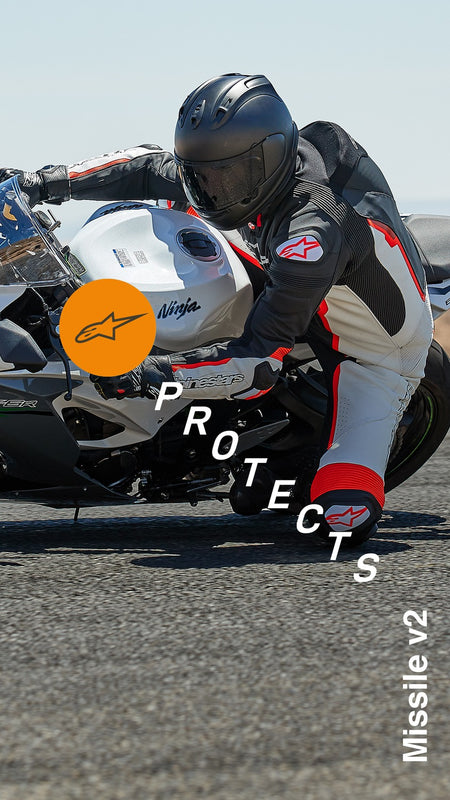 Jednodílná kombinéza Alpinestars Missile 2 TECH-AIR kompatibilní černá/bílá/červená fluo