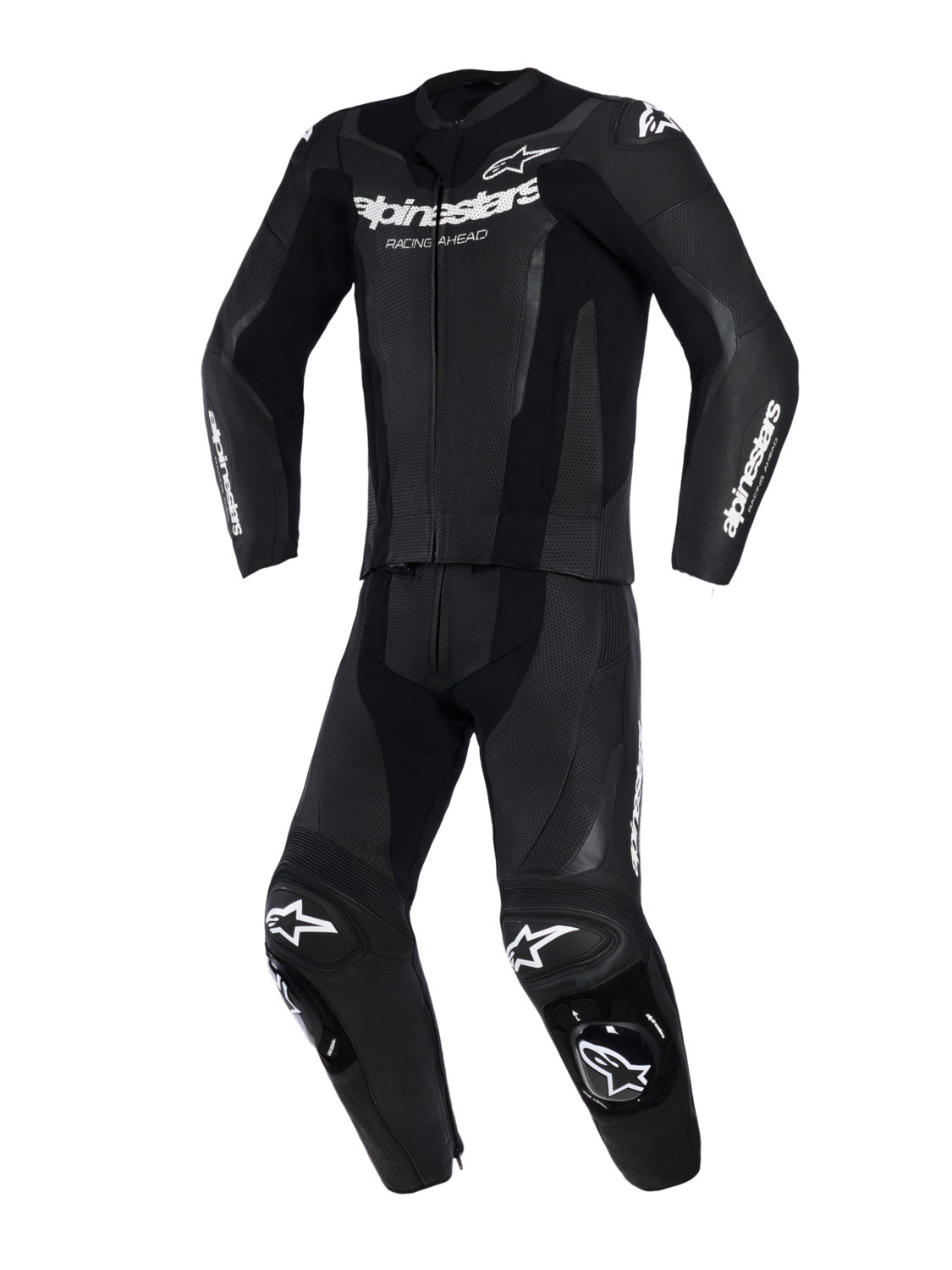 Dvoudílná kombinéza Alpinestars GP Force V2 černá/bílá