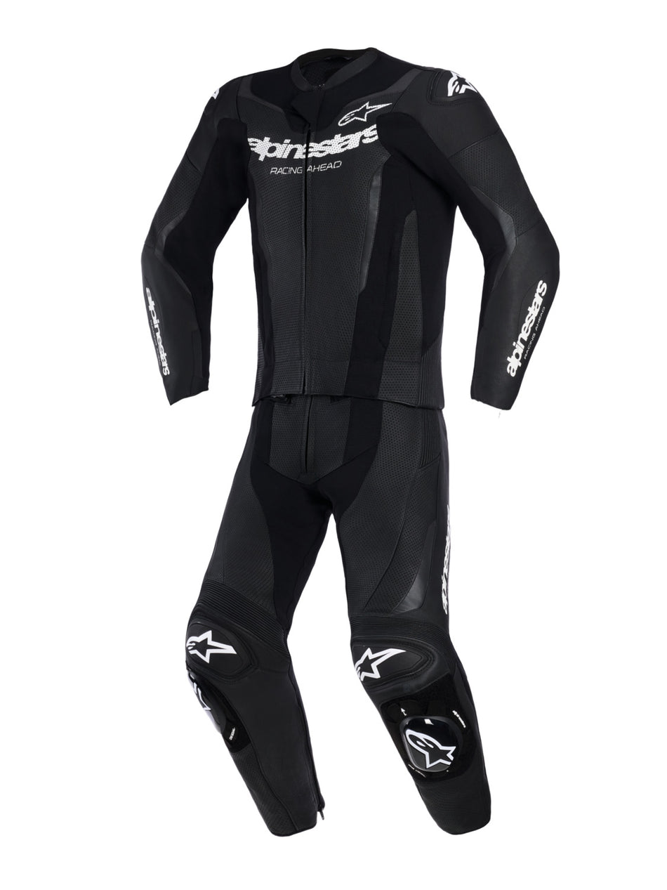Dvoudílná kombinéza Alpinestars GP Force V2 černá/bílá