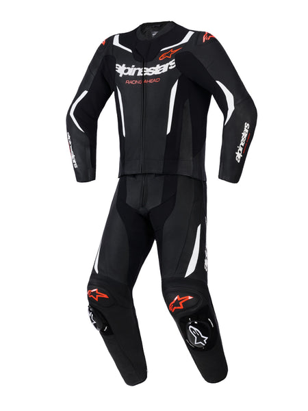 Dvoudílná kombinéza Alpinestars GP Force V2 černá/bílá/červená fluo