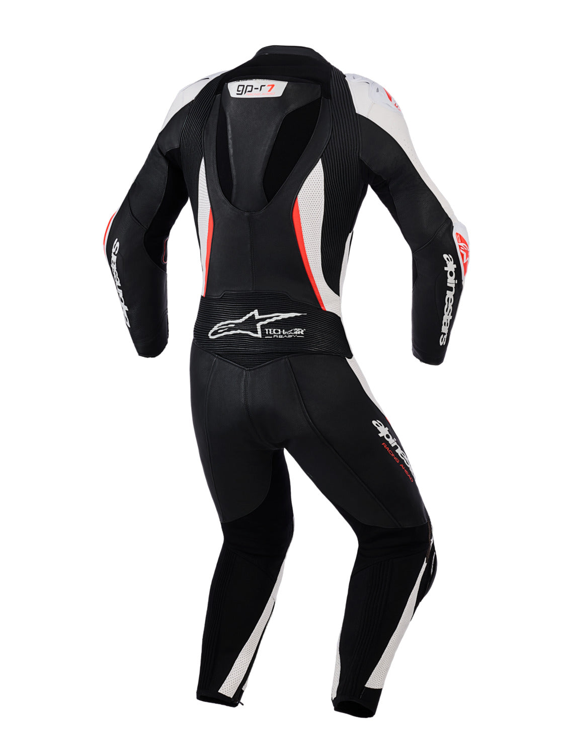 Dámská dvoudílná kombinéza Alpinestars Stella GP-R7 černá/bílá/červená fluo