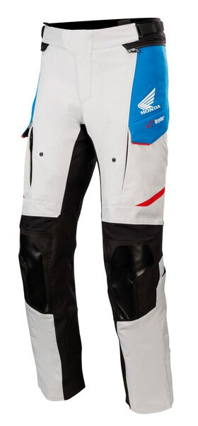 Kalhoty Alpinestars Andes Drystar Honda světle šedá/černá/modrá/červená