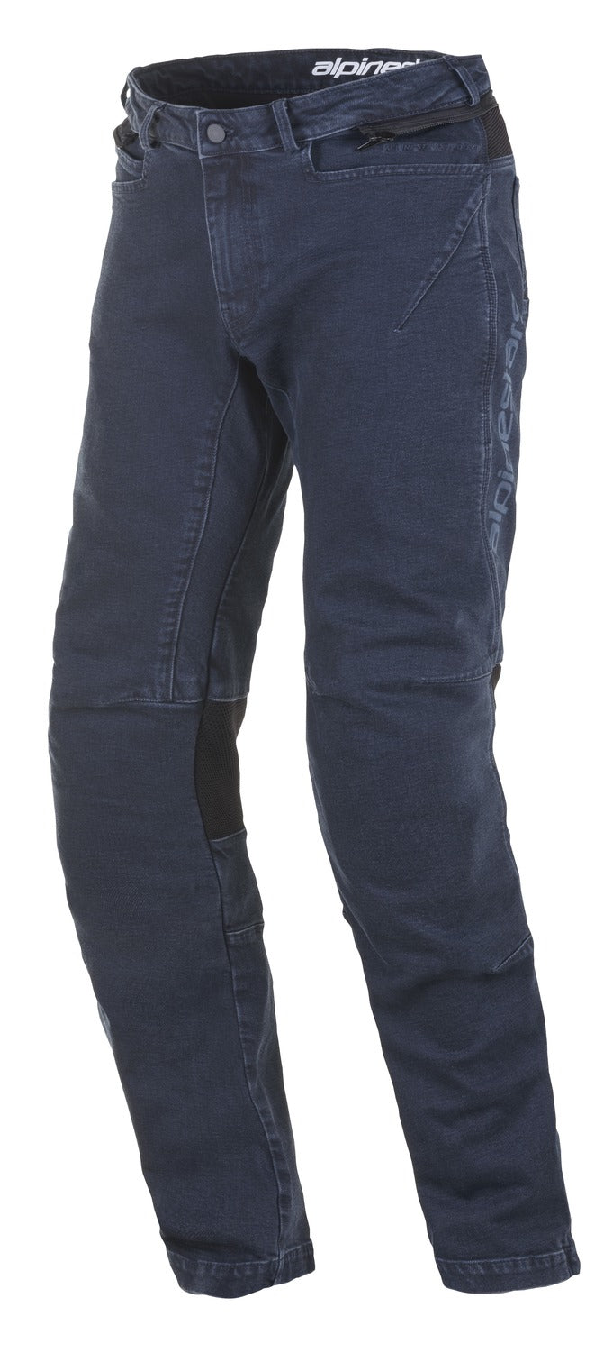 Kalhoty Alpinestars jeansy Compass PRO Riding tmavá modrá