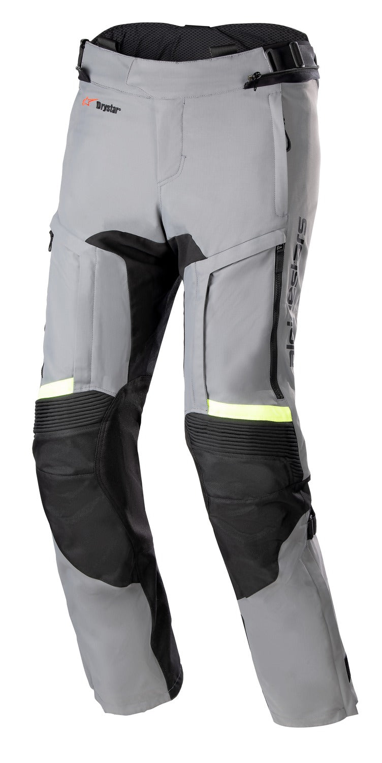 Kalhoty Alpinestars Bogota PRO Drystar 3 Season šedá/tmavě šedá/černá/žlutá fluo, třísezonní provedení