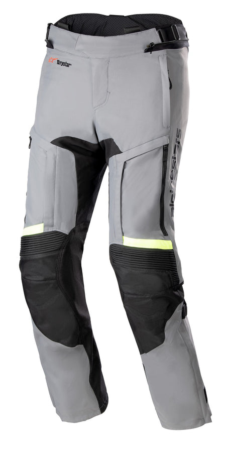 Kalhoty Alpinestars Bogota PRO Drystar 3 Season šedá/tmavě šedá/černá/žlutá fluo, třísezonní provedení