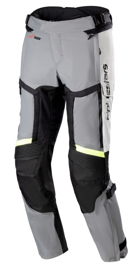 Kalhoty Alpinestars Bogota PRO Drystar 4 Season šedá/tmavě šedá/černá/žlutá fluo, celosezonní provedení