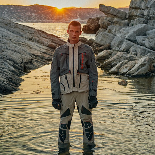 Kalhoty Alpinestars AMT-10R Drystar XF písková/černá/oranžová