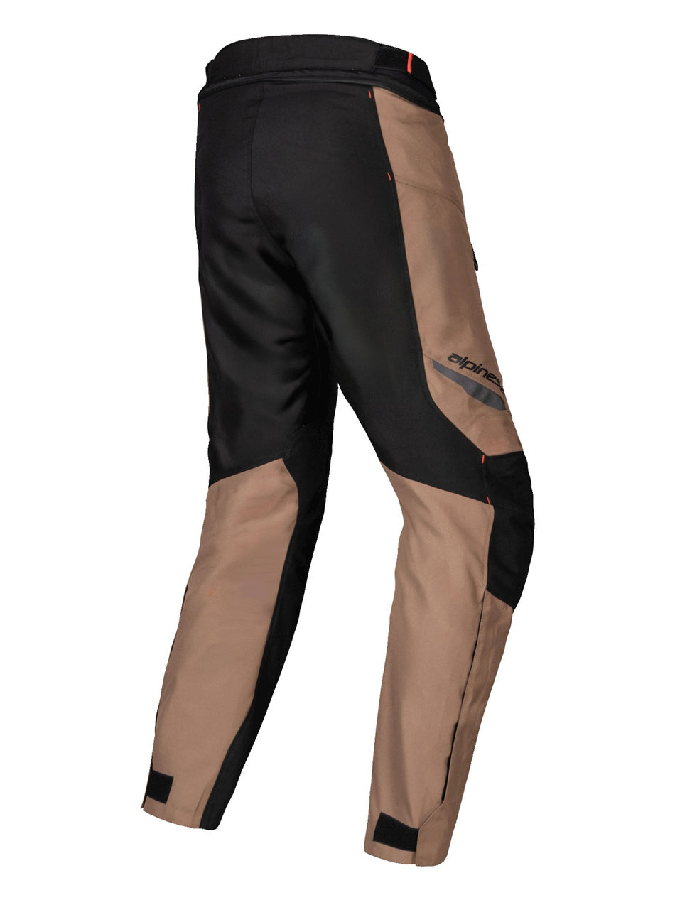 Kalhoty Alpinestars ST-1 Waterproof tmavá khaki/písková/černá/červená fluo